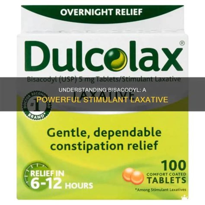 What type of laxative is bisacodyl