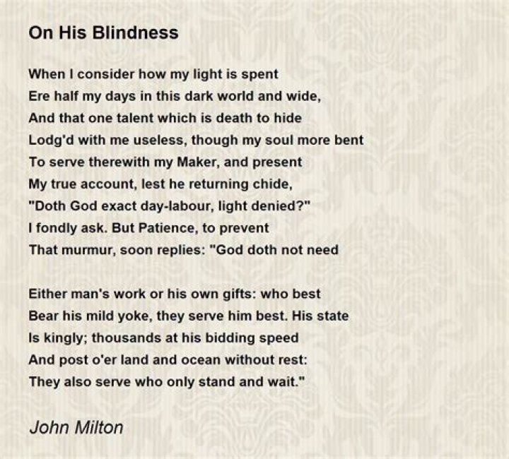 What type of poetry did John Milton write