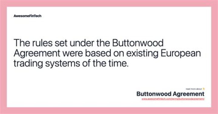What was the Buttonwood Agreement named after