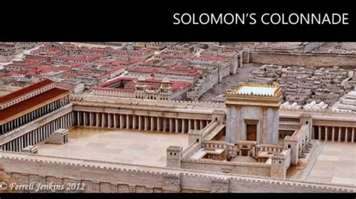 What was the colonnade used for