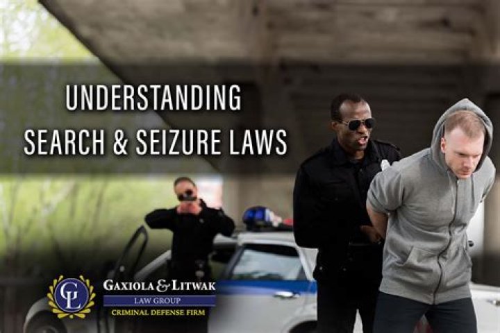 What was the first landmark case concerning search and seizure