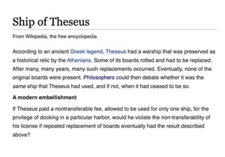 What was Theseus flaw