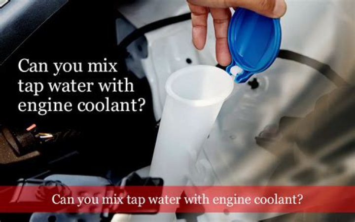 What water should I mix with coolant