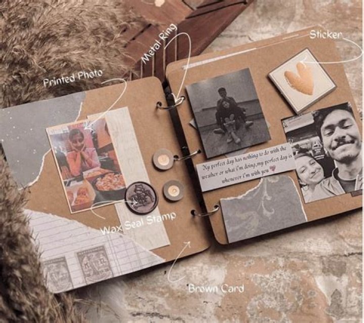 Whats the best way to stick photos in a scrapbook