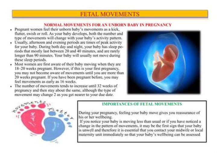 When should I be worried about decreased fetal movement