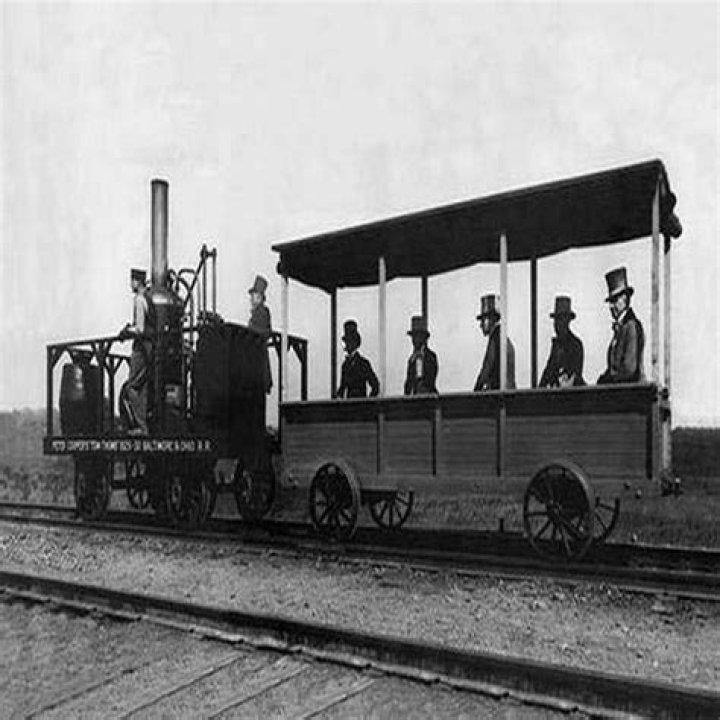 When was the first electric train invented