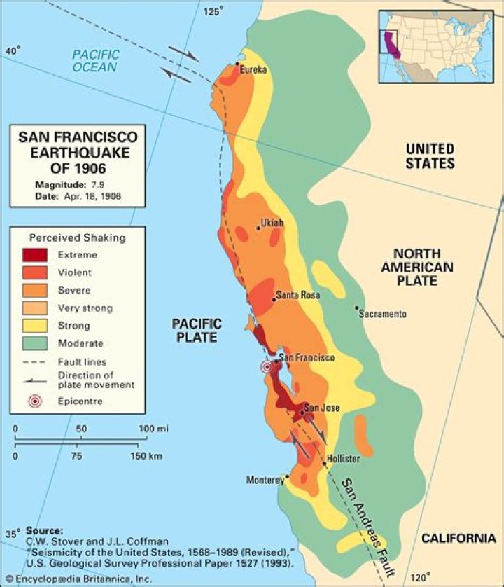 When was the last earthquake in Oakland California