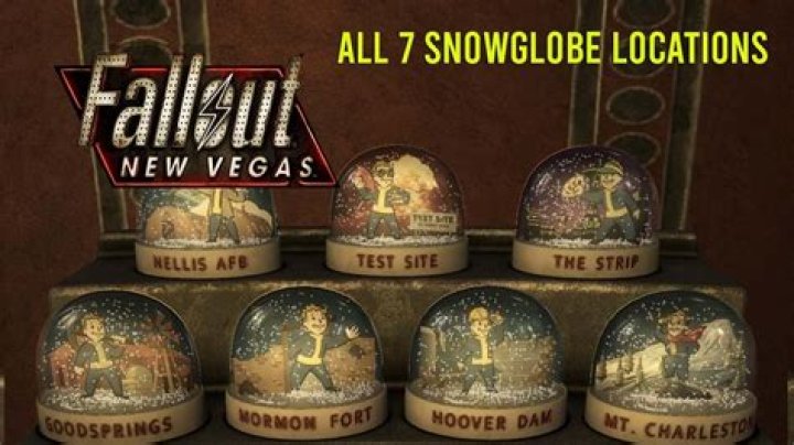 Where can I find all the Snowglobes in Fallout New Vegas