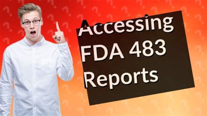 Where can I find FDA 483 reports