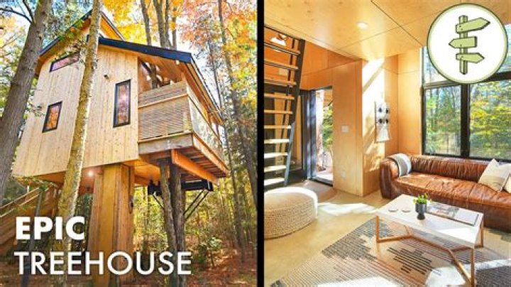 Where can I sleep in a treehouse
