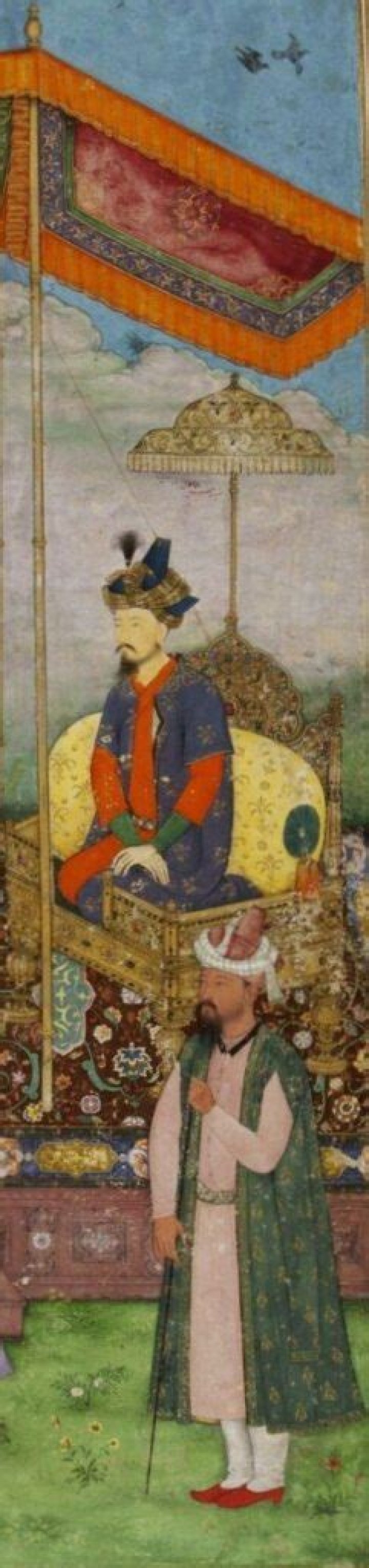 Where did Bairam Khan coronate Akbar