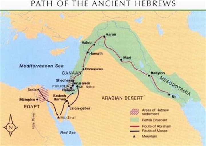 Where did the ancient Israelites live