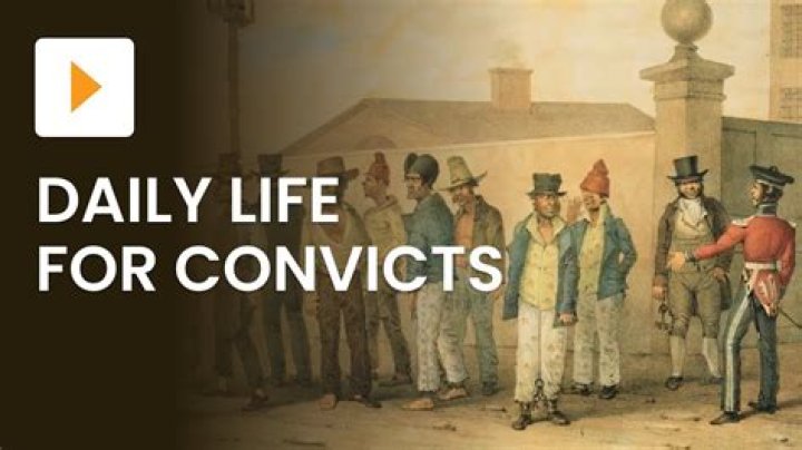 Where did the convicts live in Australia