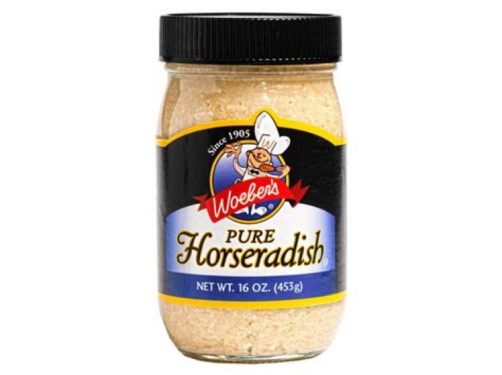 Where do you find horseradish in a grocery store