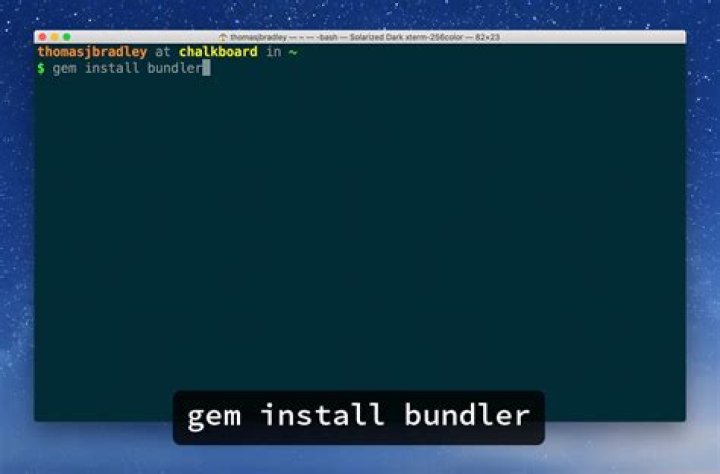 Where does bundler install gems