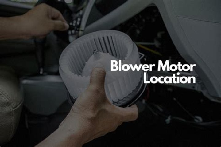 Where is blower motor in HVAC