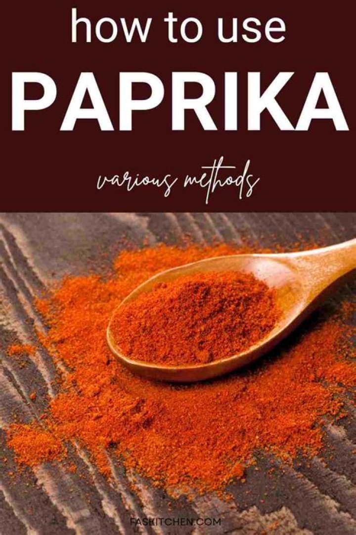 Where is paprika used