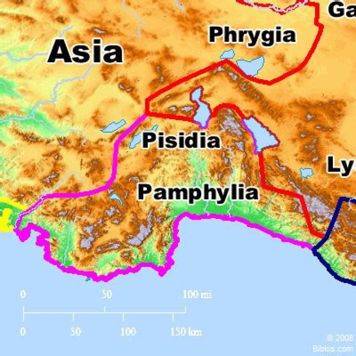 Where is Perga in Pamphylia