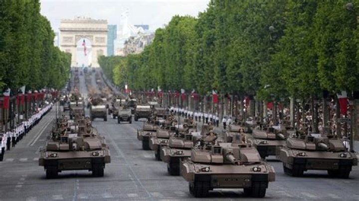 Where is the Bastille Day parade