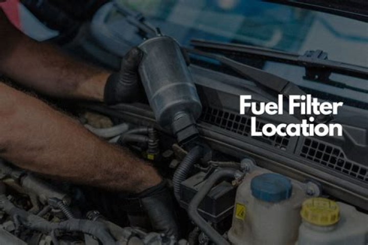 Where is the fuel filter located on a 2007 Nissan Xterra