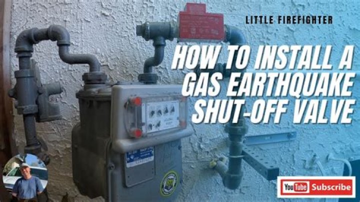 Where is the gas shut off valve