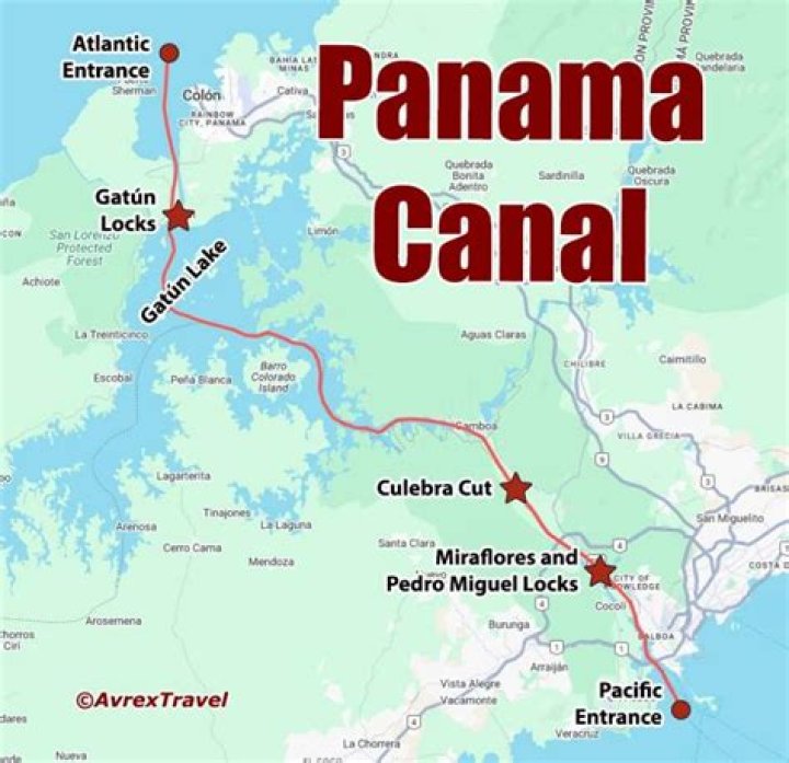 Where is the Panama Canal located exactly