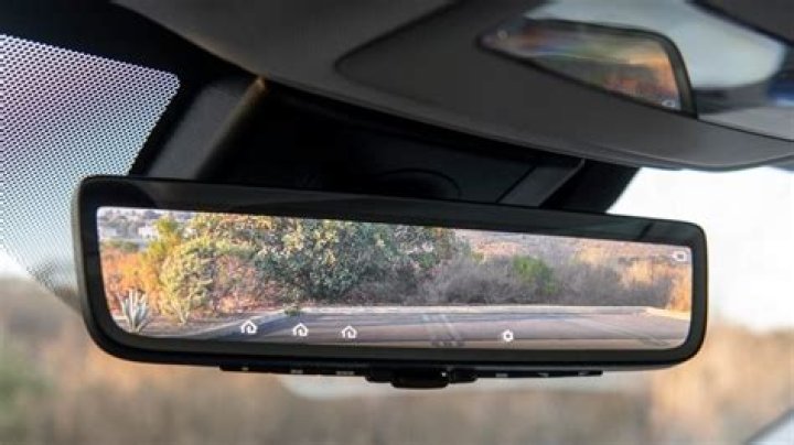Which mirror is used as rearview mirror