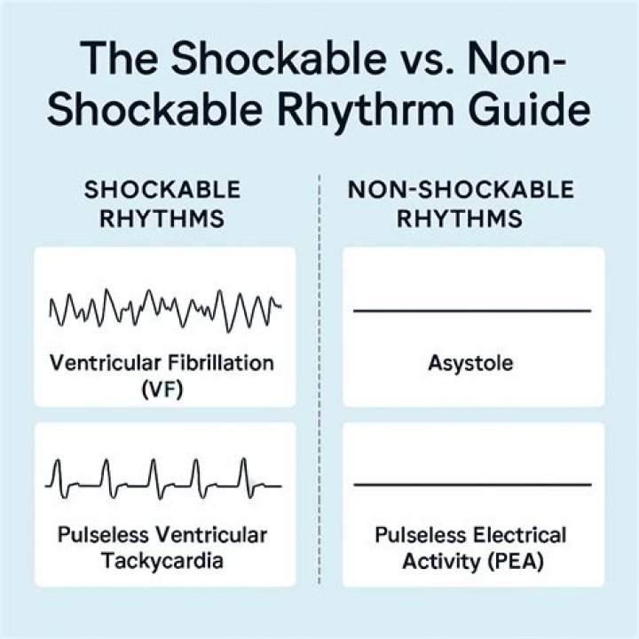 Which non shockable ECG rhythm does not have ap wave