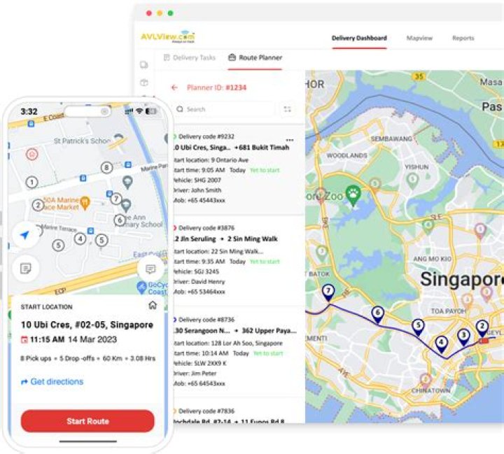 Which of the following describes automatic vehicle location AVL )