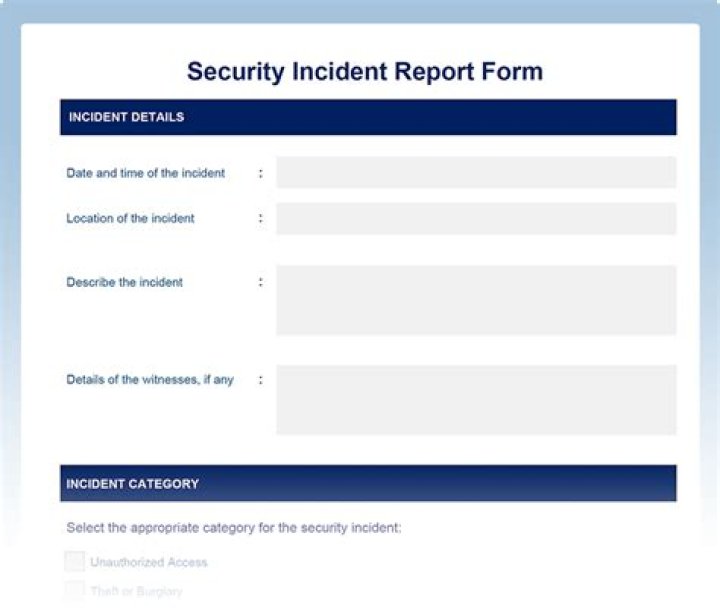 Which of the following is an example of security incident