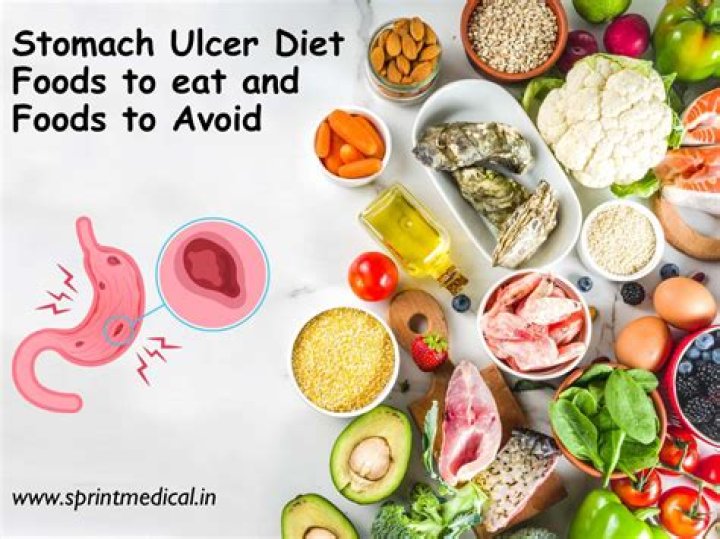 Which ulcer is relieved by food