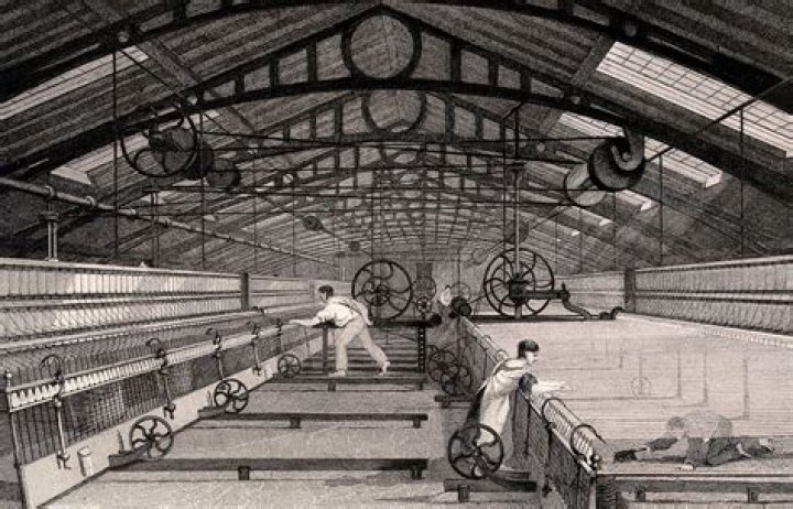 Who created the cotton mill in England