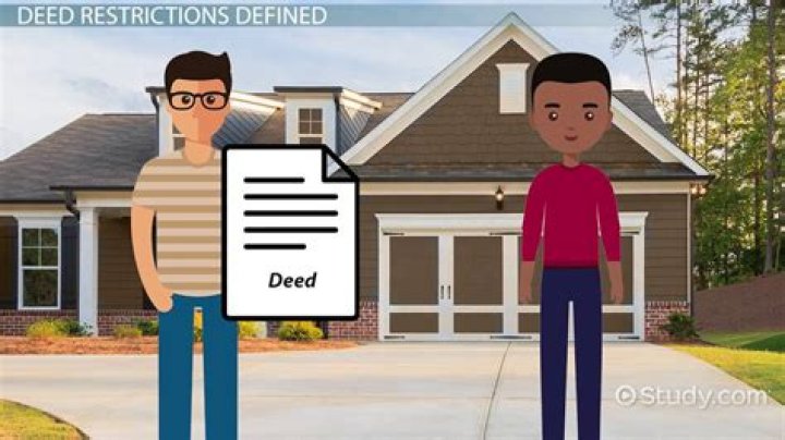 Who creates deed restrictions on a property