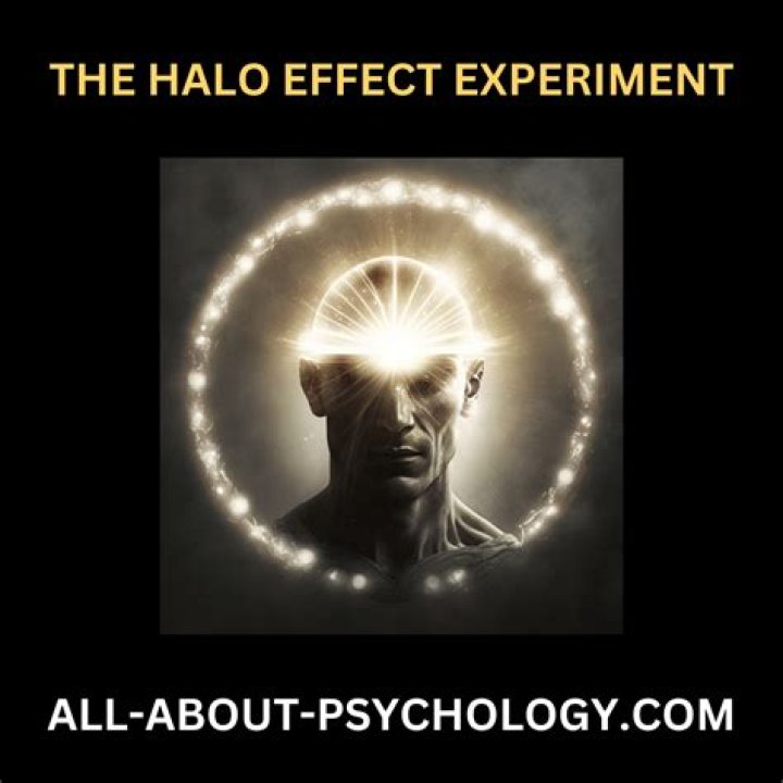 Who did the halo effect experiment