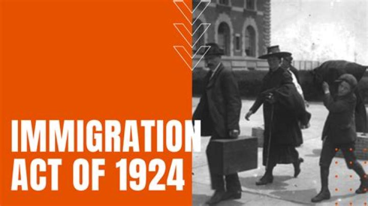 Who did the Immigration Act of 1924 discriminated directly against