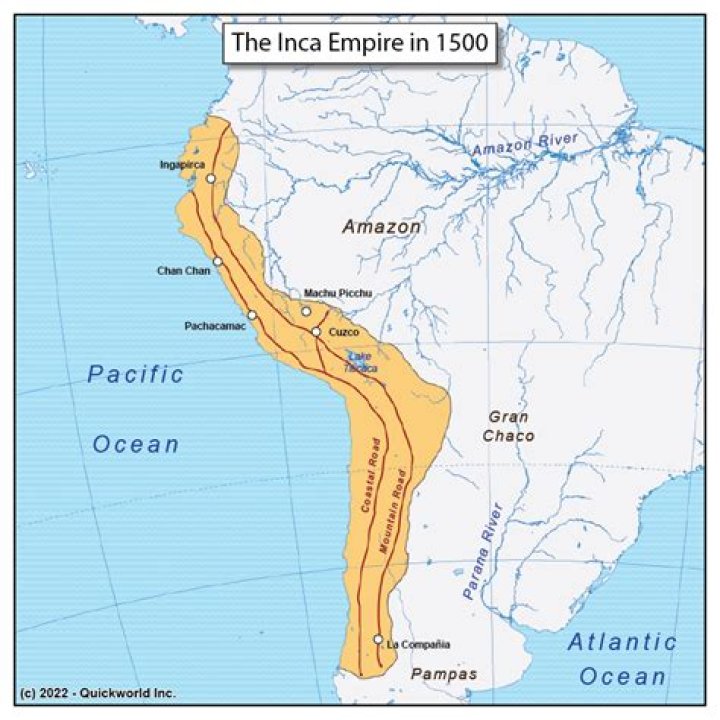 Who did the Inca empire worship