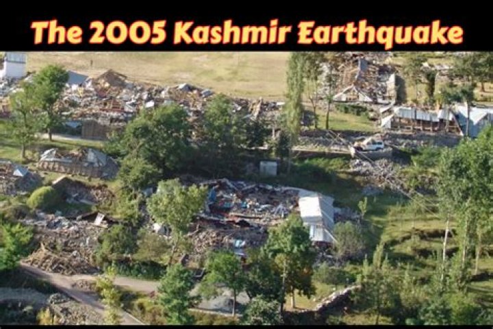 Who did the Kashmir earthquake affect