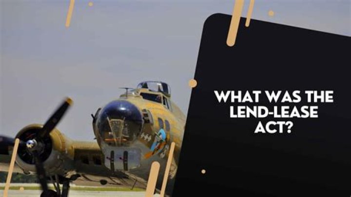 Who did the Lend-Lease Act help