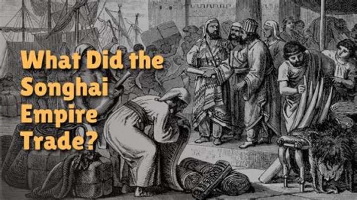 Who did the Songhai Empire trade with