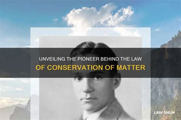 Who discovered the law of conservation of matter
