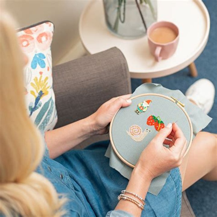 Who invented cross stitch
