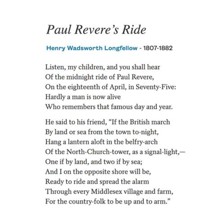 Who went with Paul Revere on this ride