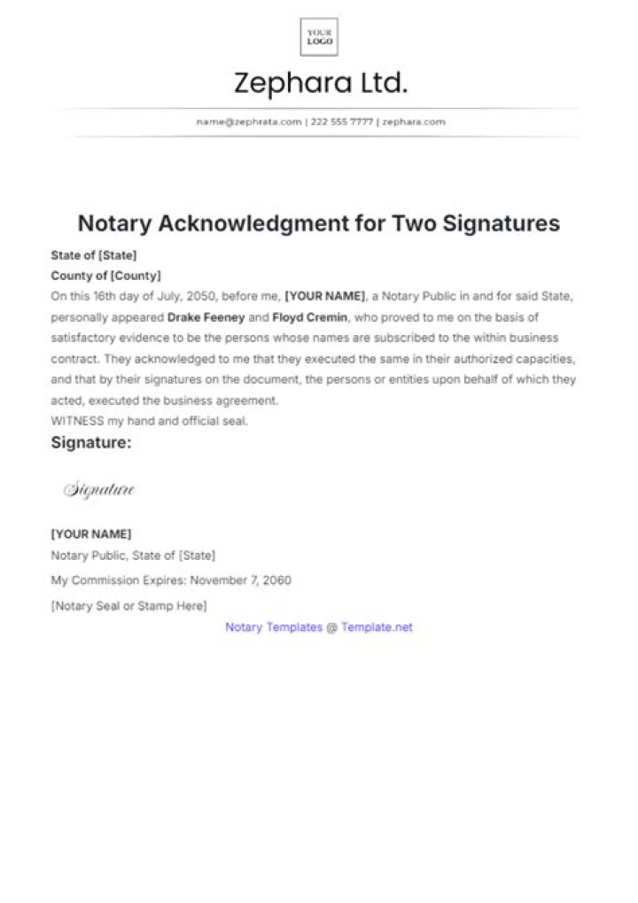 Whose signature Are you notarizing when a power of attorney is presented