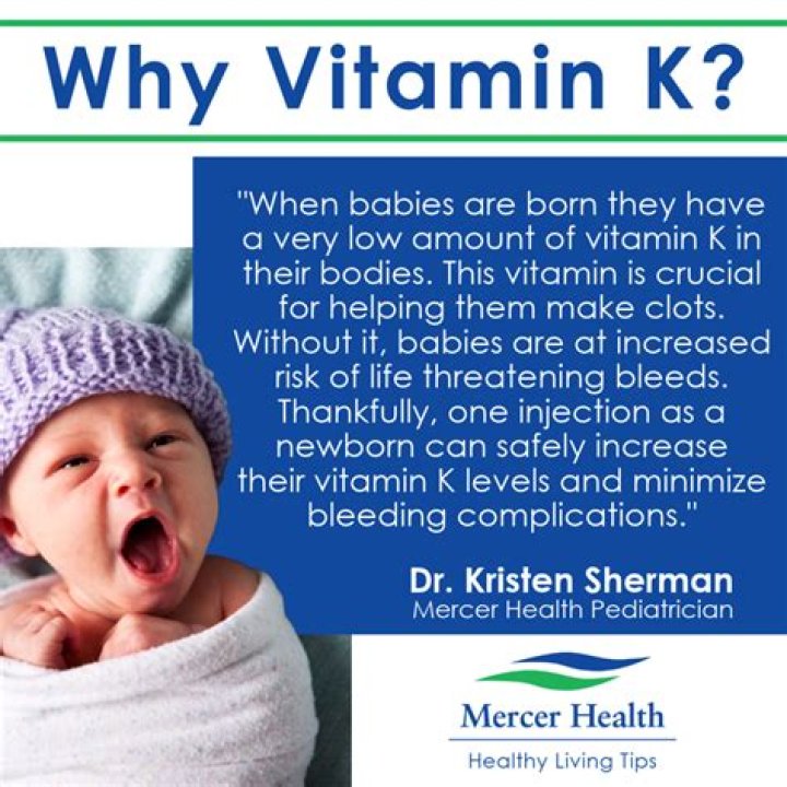 Why are newborns given an injection of vitamin K