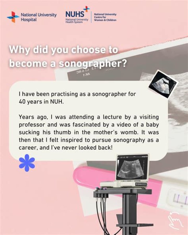 Why did you choose sonography