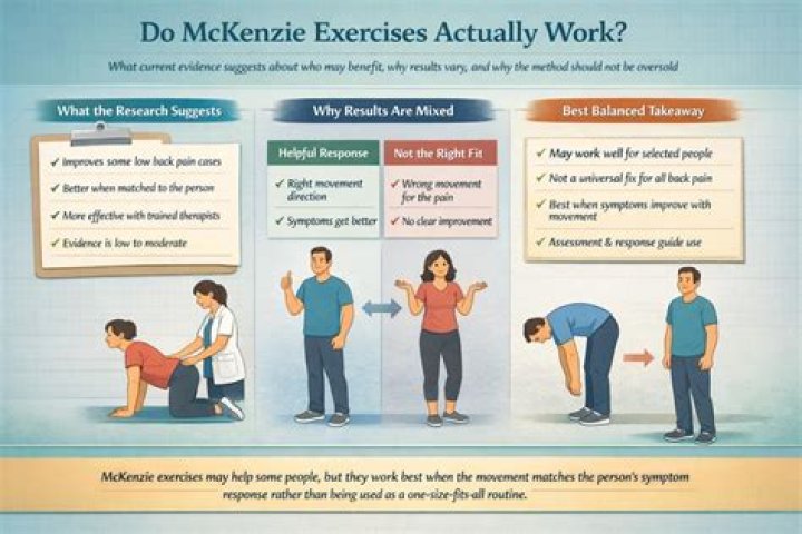 Why do McKenzie exercises work