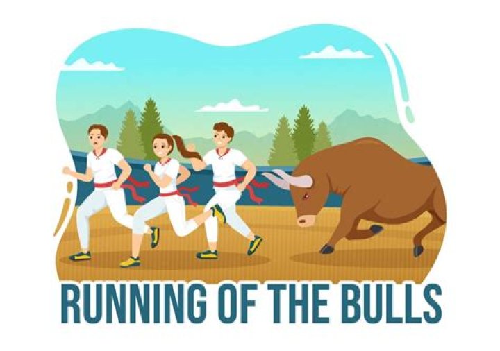Why do they wear red and white at the Running of the Bulls