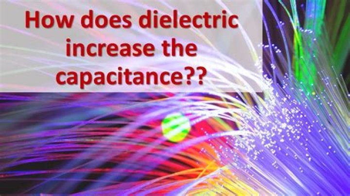 Why does a dielectric increase capacitance