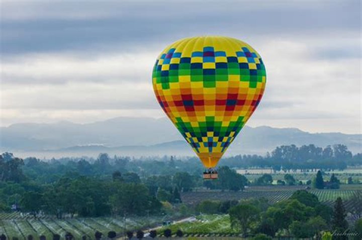 Why does a hot air balloon rise up according to Charles Law