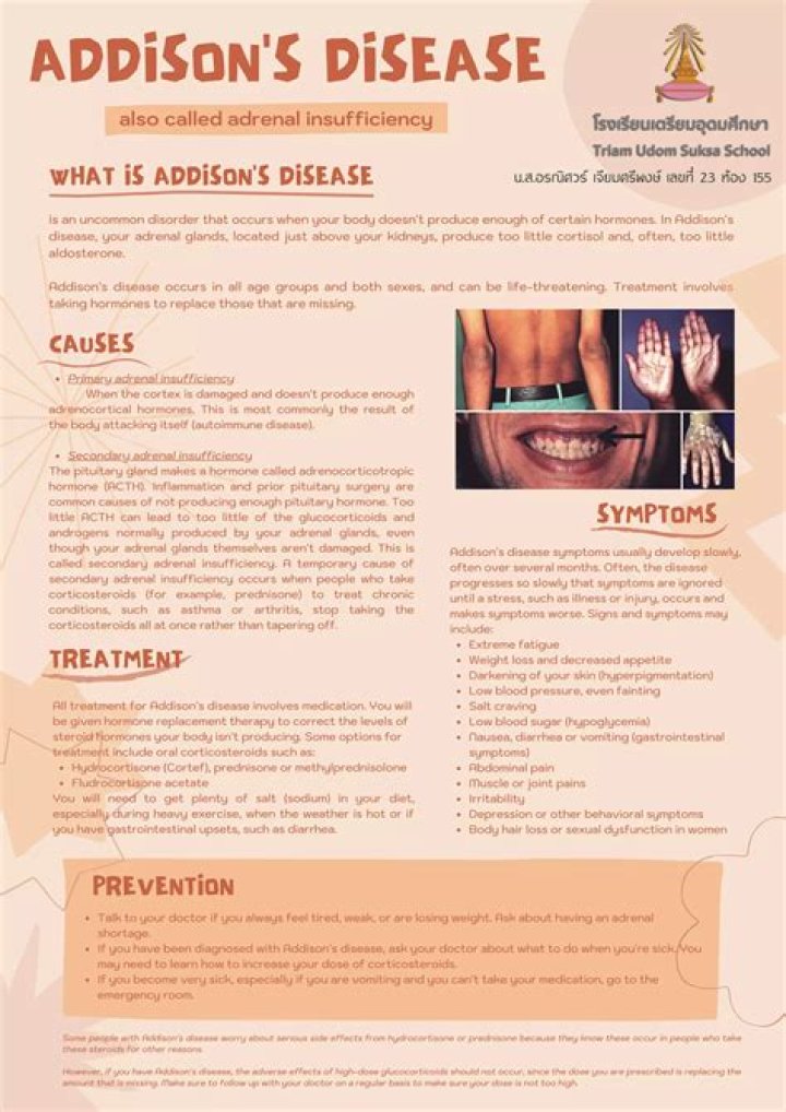 Why does Addisons disease cause skin darkening